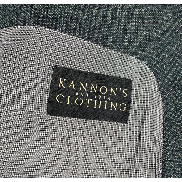 Kannon’s Clothing x Loro Piana Zelander Merino Wool Silk Sport Coat Green 50R - Picture 14 of 15